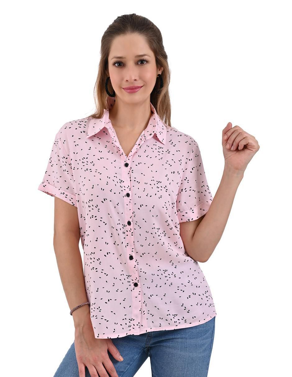 Blusa manga corta para mujer
