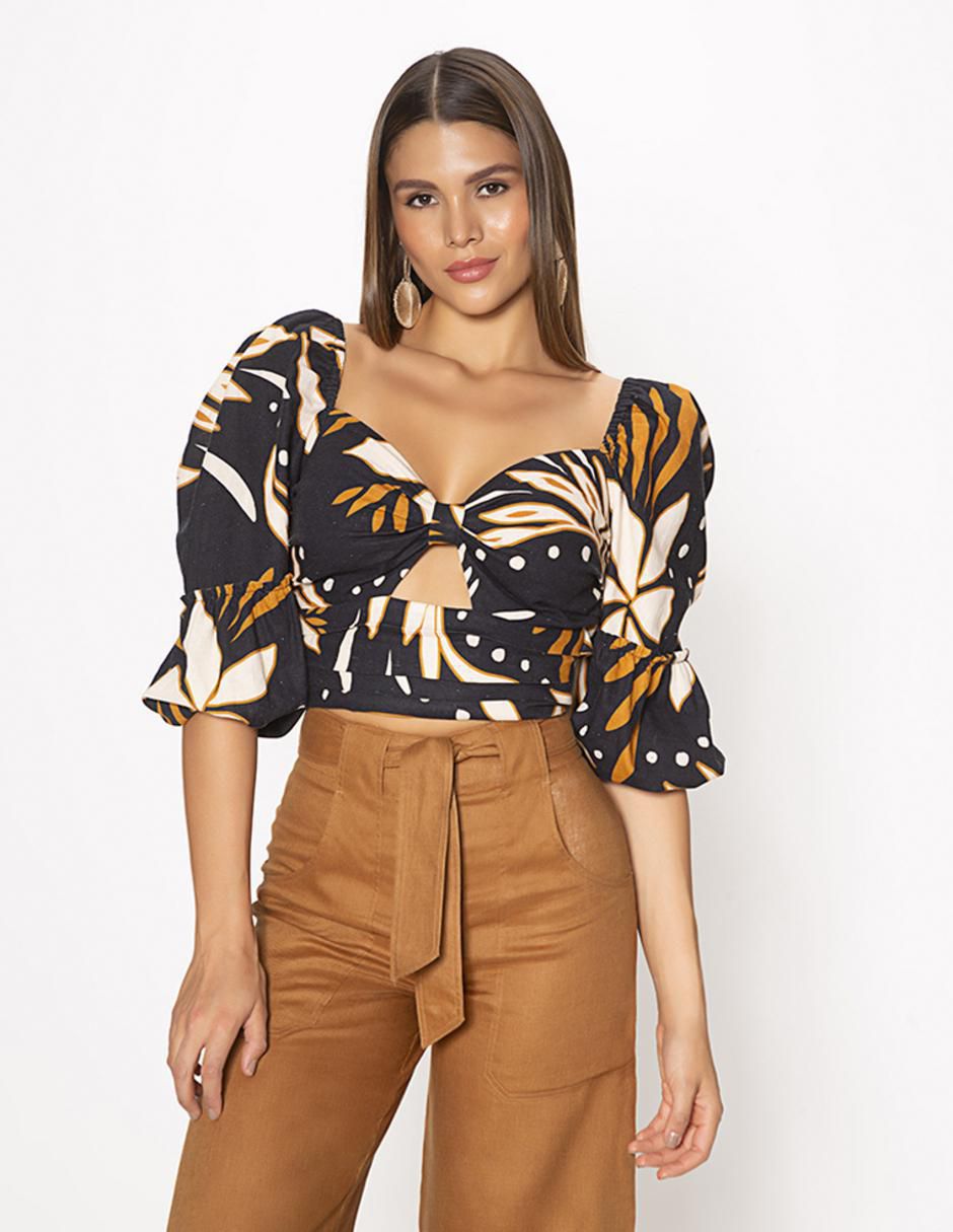 Blusa manga 3/4 para mujer Blusa manga 3/4 para mujer