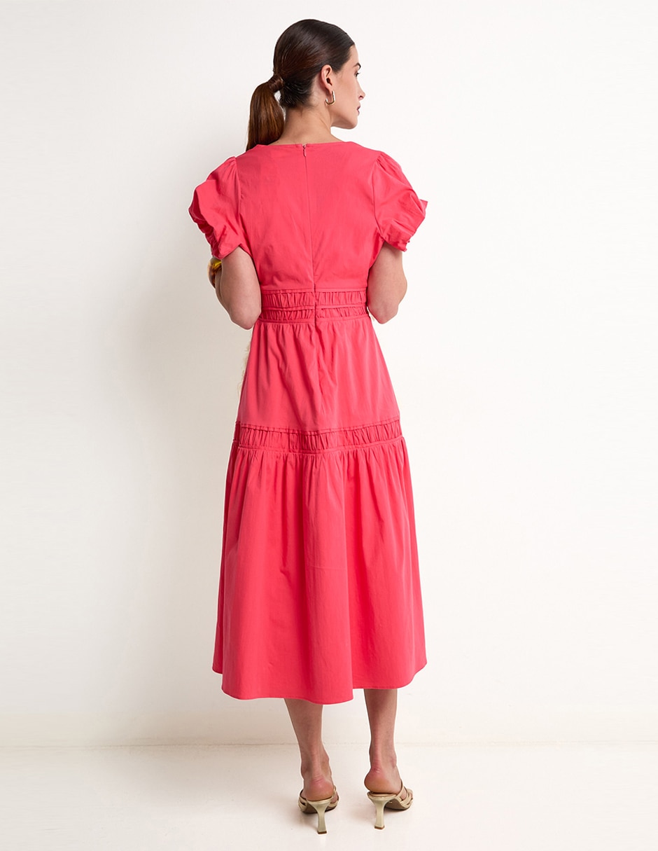Vestido midi casual para mujer