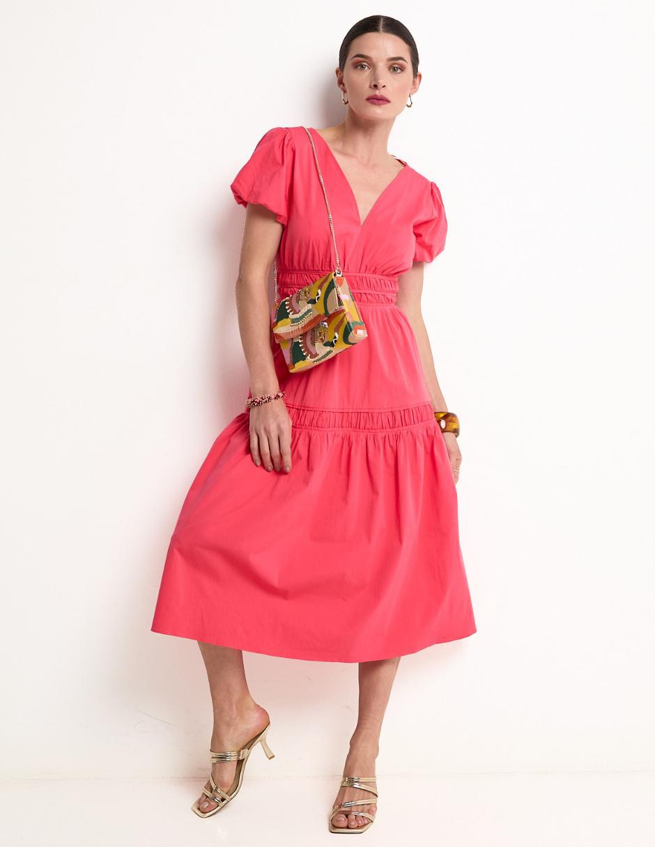 Vestido midi casual para mujer