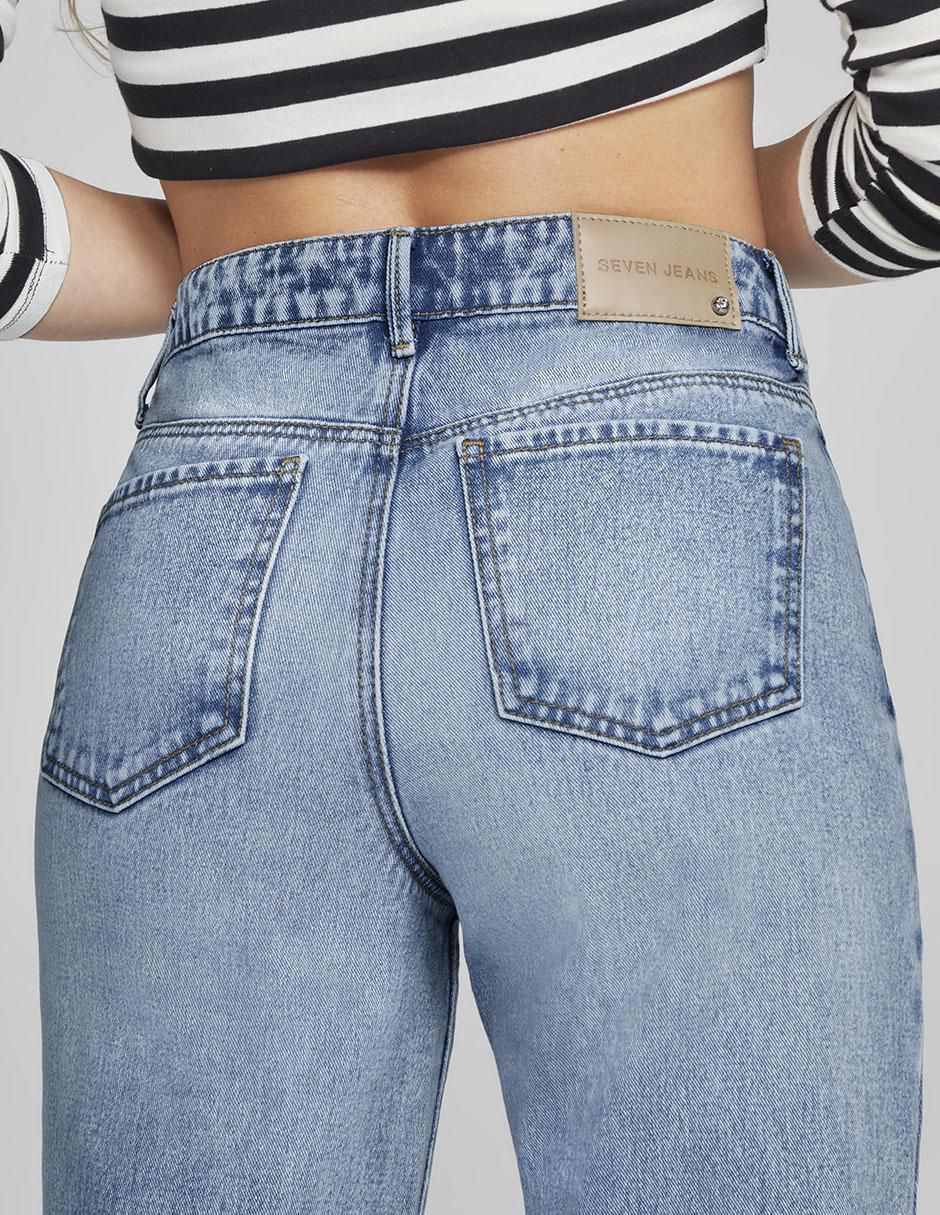 Jeans relaxed flare 4240STMC corte cintura alta para mujer 4