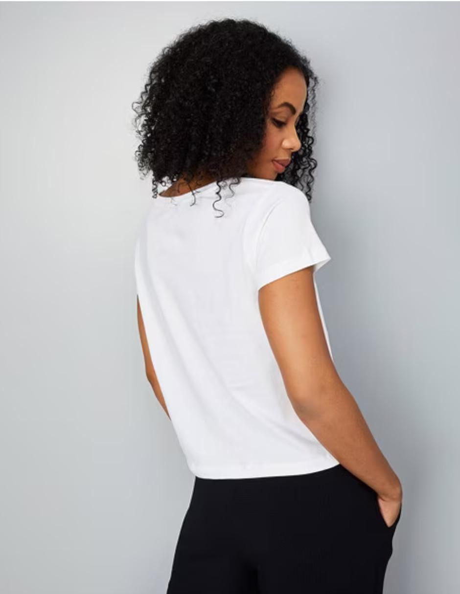 Playera manga corta Love Amor Sensual cuello redondo para mujer 2
