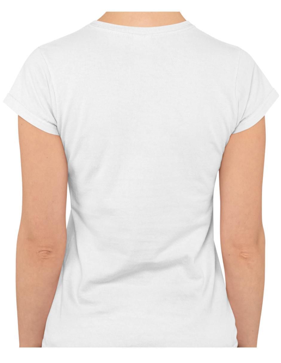 Playera manga corta cuello redondo para mujer 3