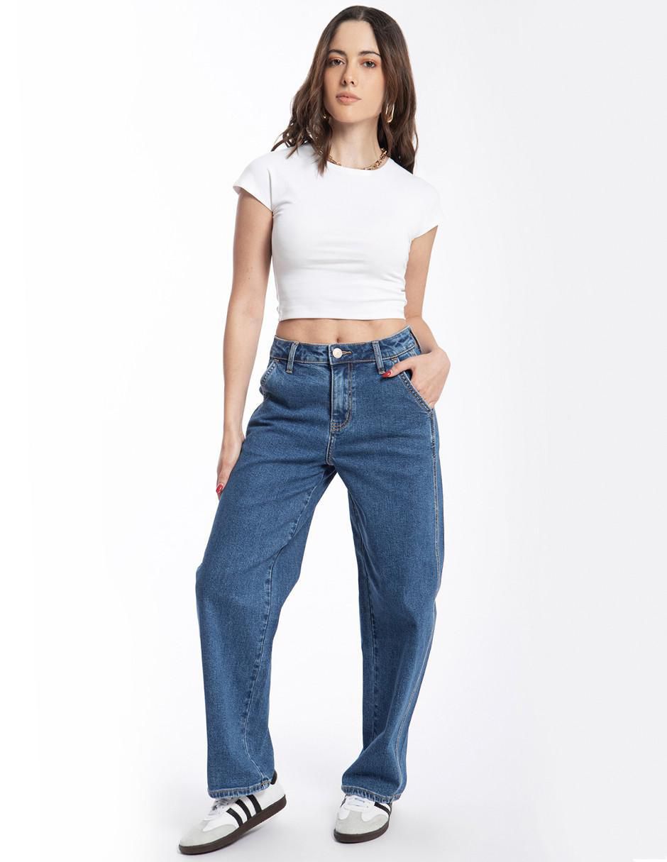 Jeans barrel J-Bal-6855-Medio para mujer 4
