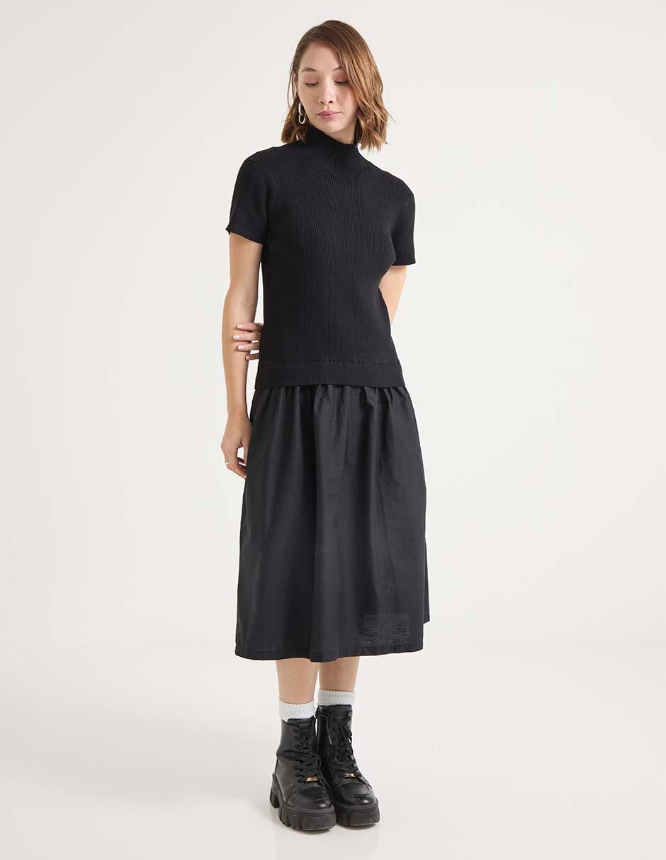 Vestido midi casual para mujer Vestido midi casual para mujer