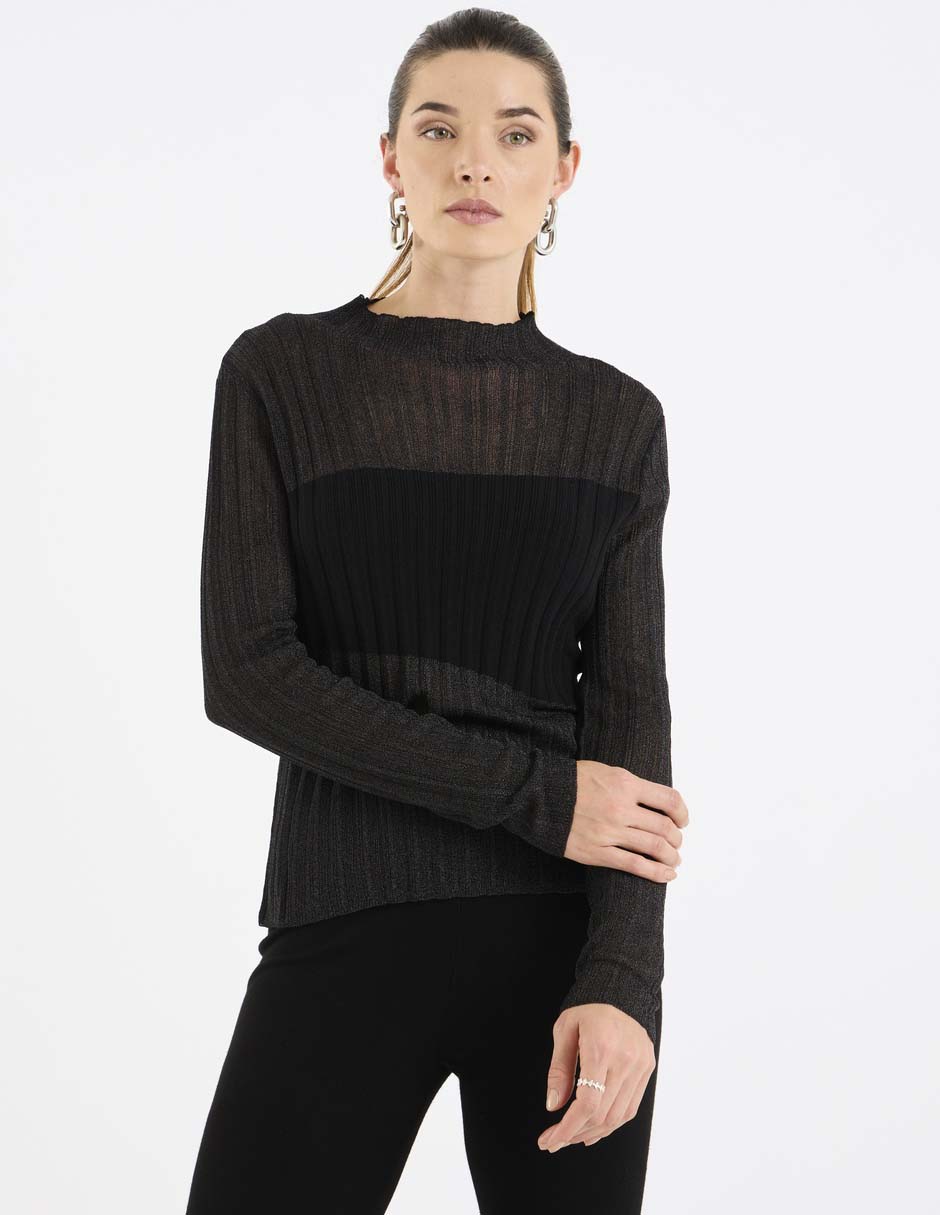 Blusa manga larga para mujer