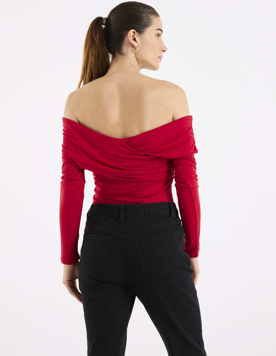 Blusa manga larga para mujer