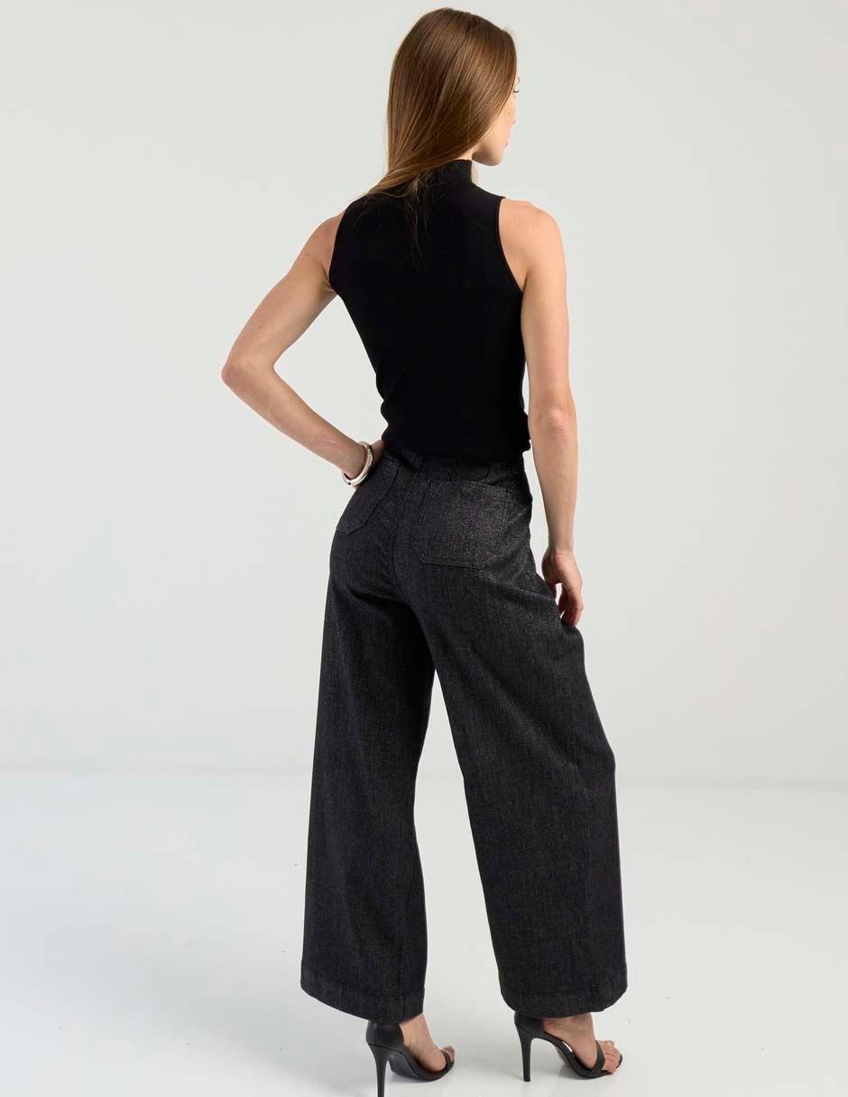 Jeans relaxed amplio para mujer 2
