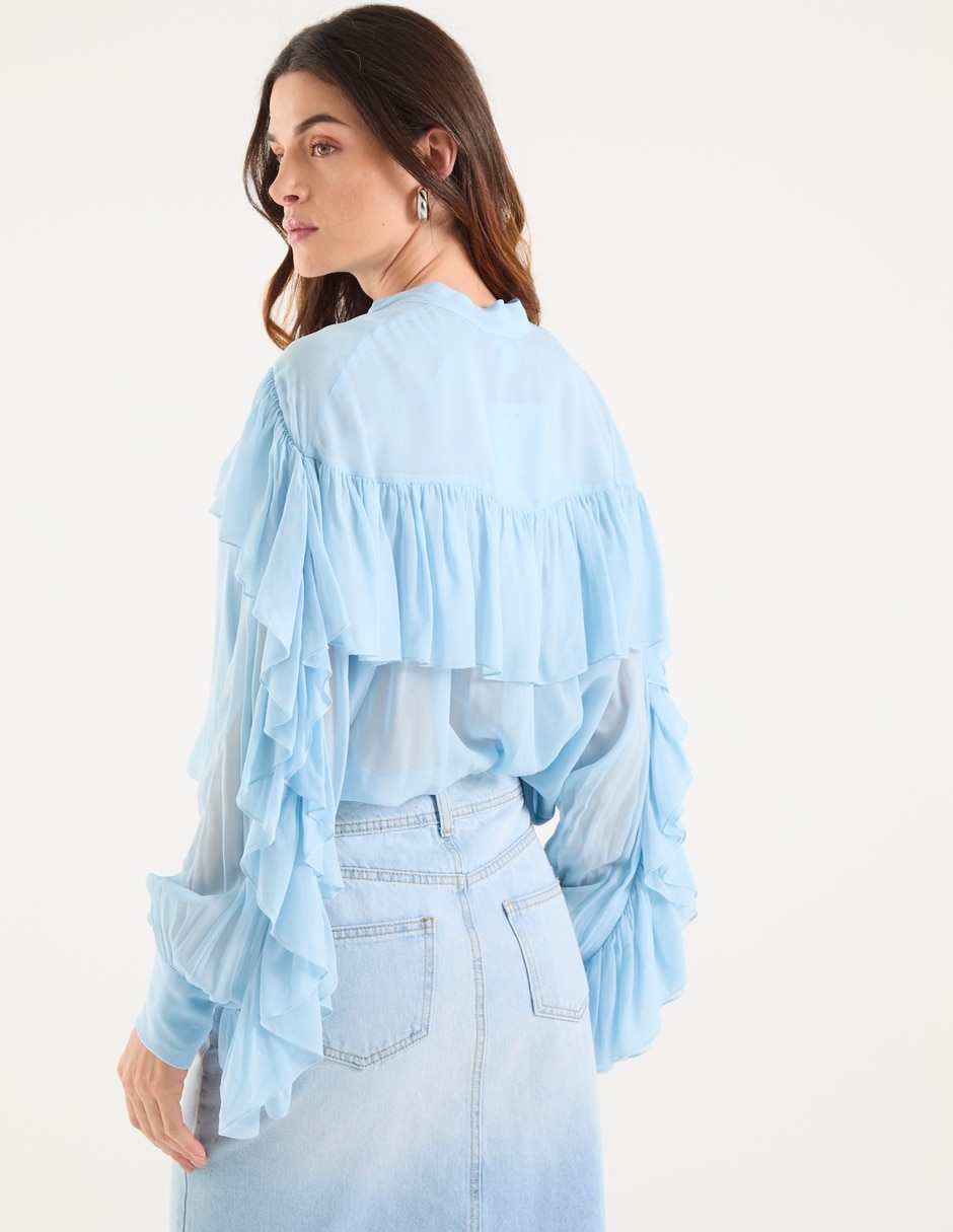Blusa manga larga para mujer 2