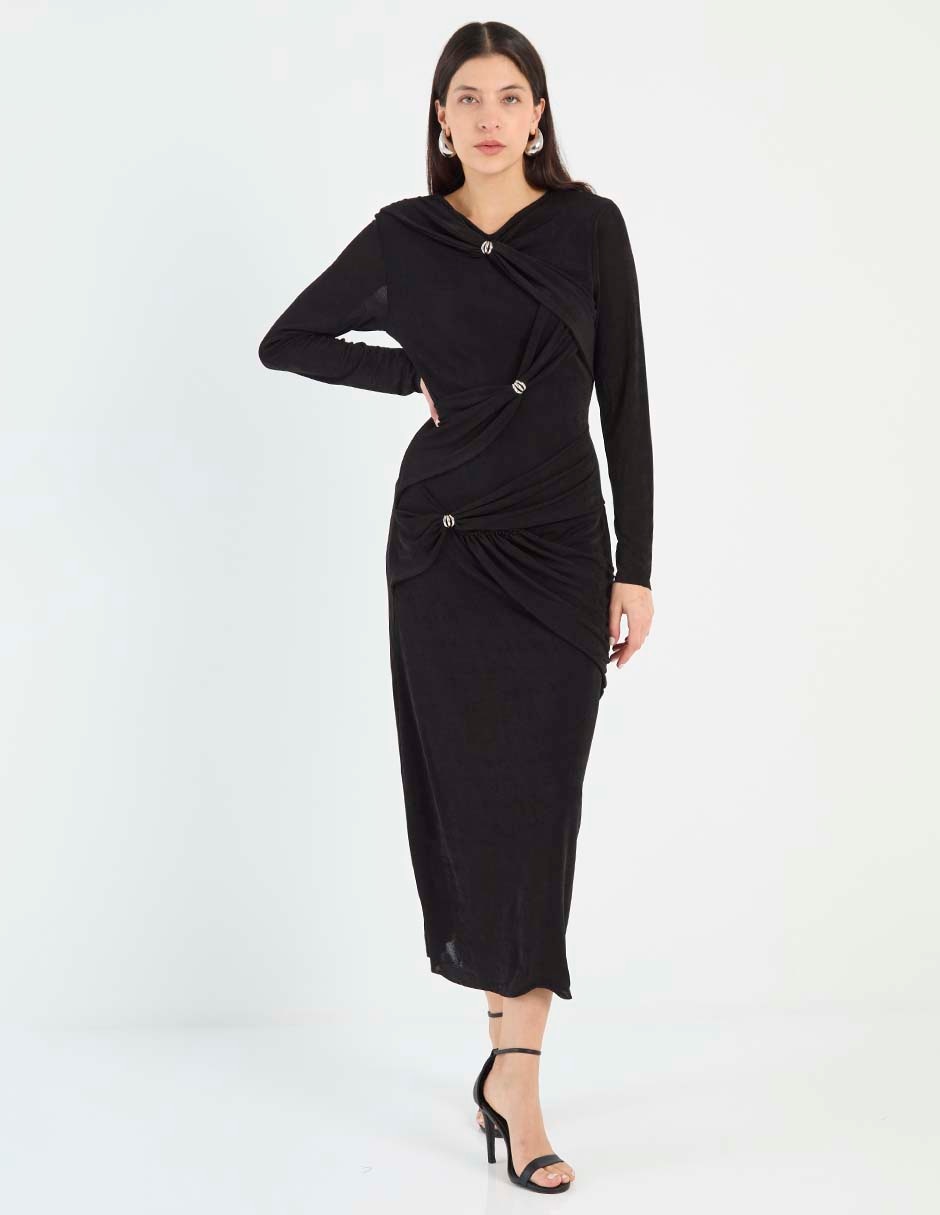 Vestido crop formal para mujer 3