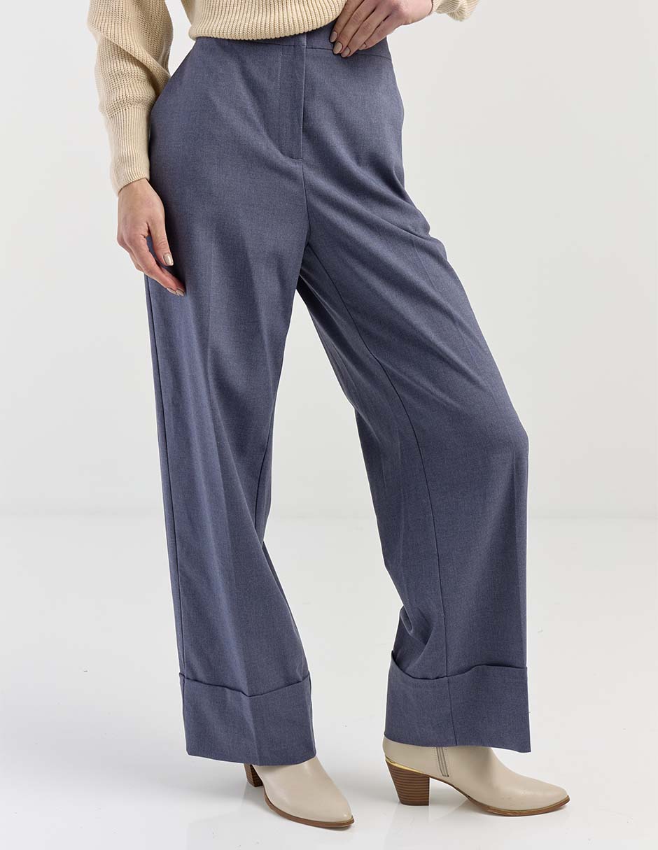 Pantalón relaxed amplio para mujer