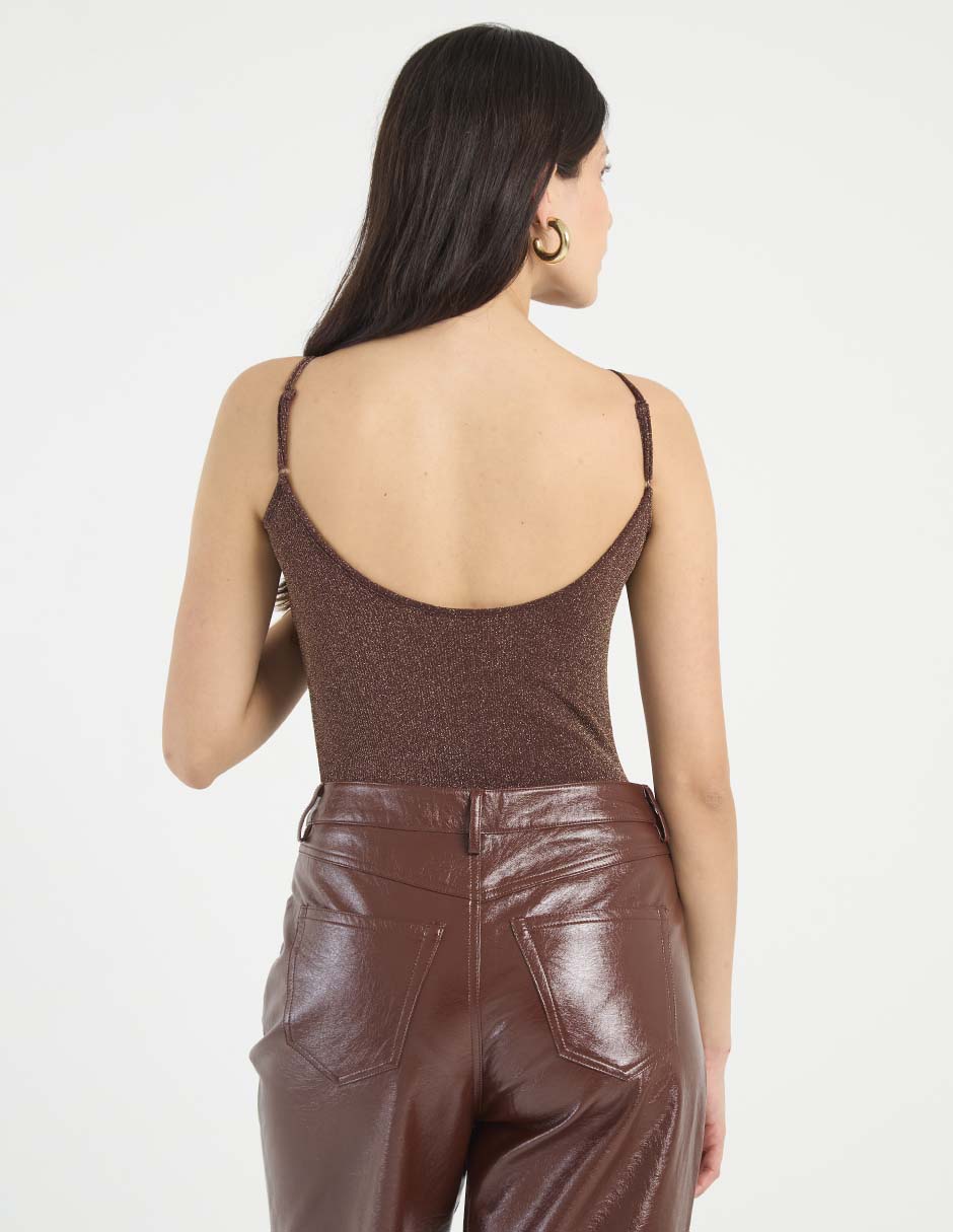 Body escote medio para mujer 2