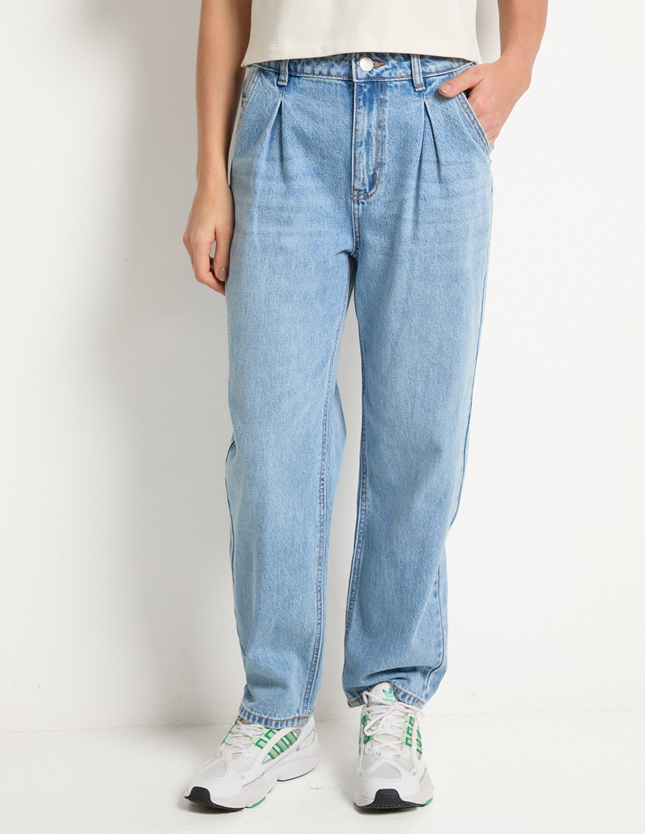 Jeans straight Vero Moda corte cintura para mujer