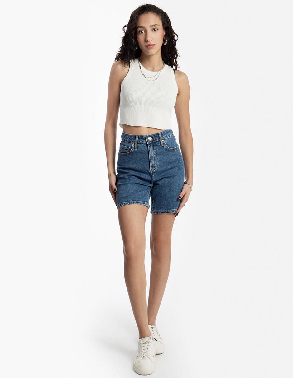 Short de mezclilla para mujer 4