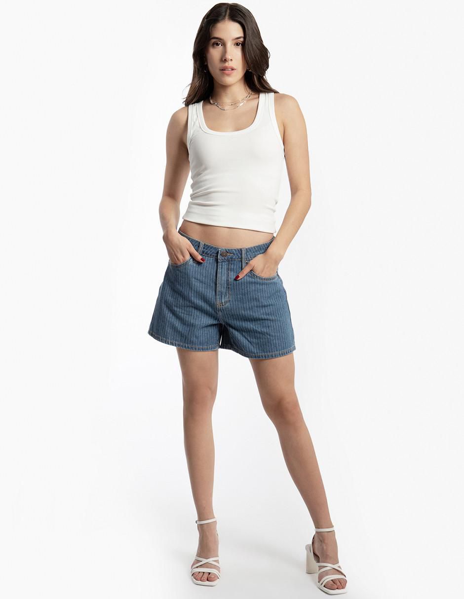 Short de mezclilla para mujer 4