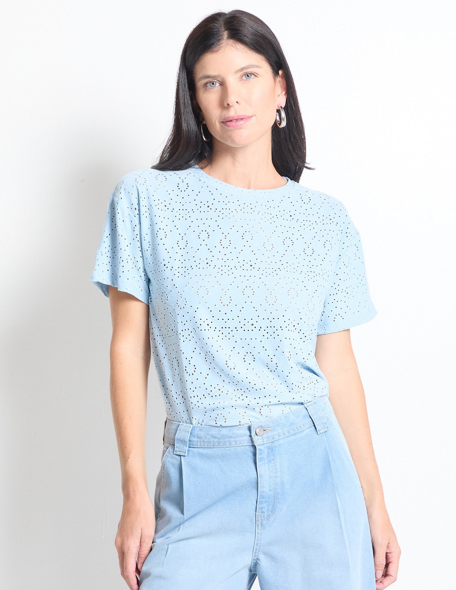 Nautica Suéter De Manga Larga 100% Algodón A Rayas Con Cuello Redondo Para Mujer Durante Todo El Año, Rojo Náutico
