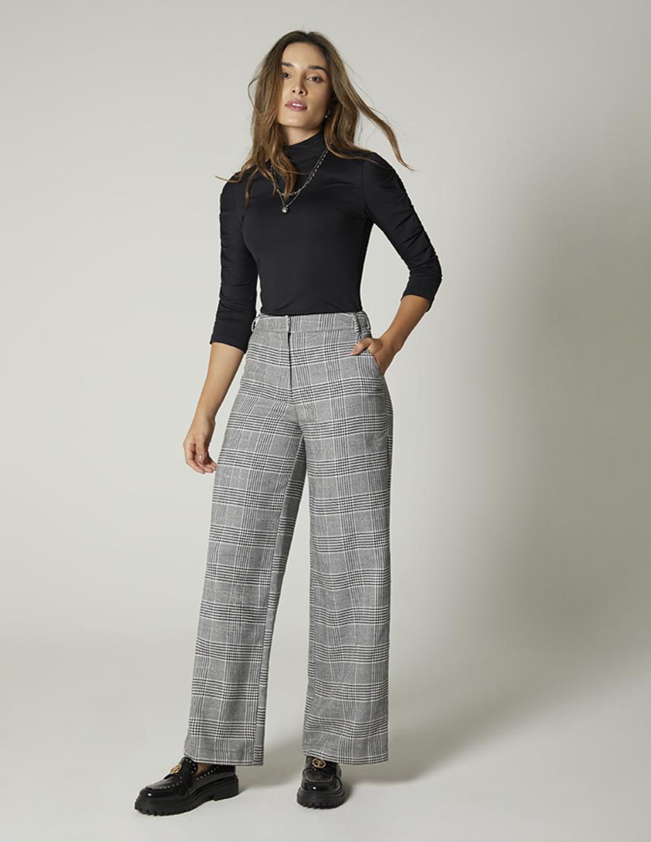 Pantalón relaxed amplio para mujer 4
