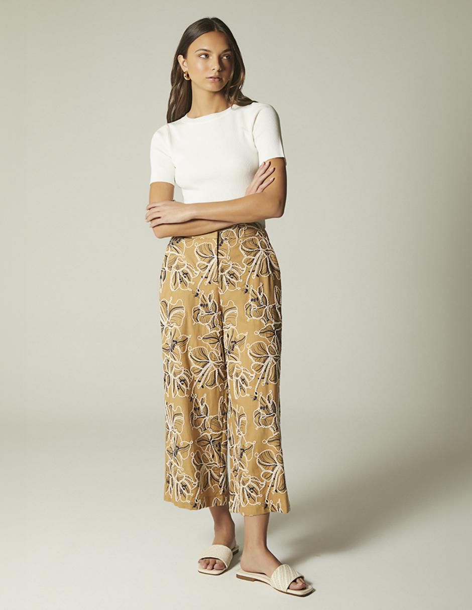 Pantalón relaxed amplio para mujer 4