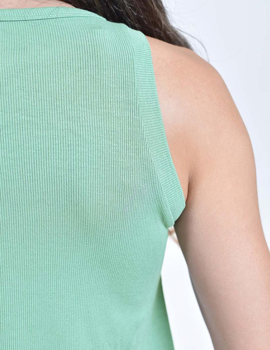 Blusa sin manga para mujer 4