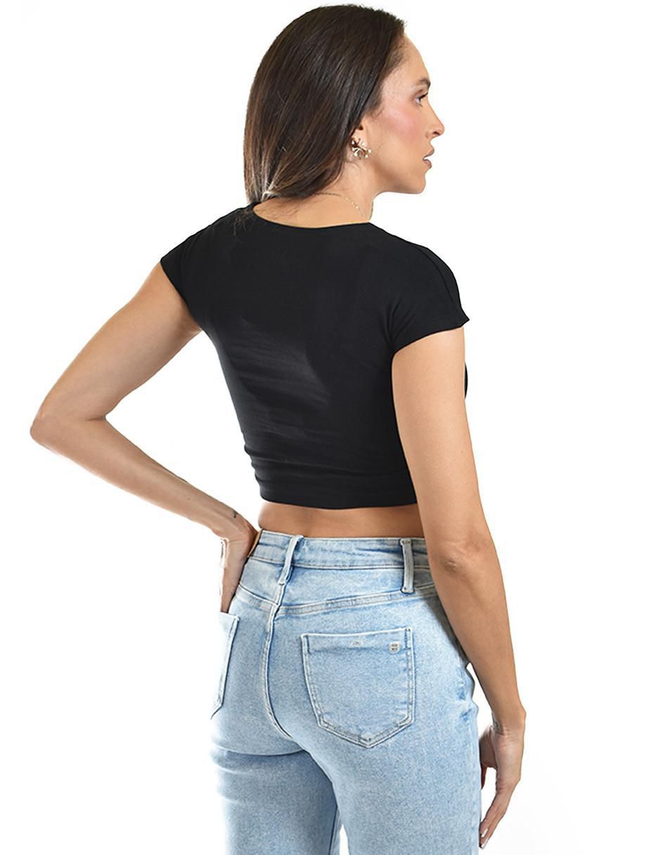 Blusa manga corta para mujer 3