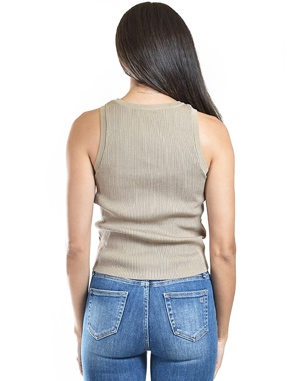 Top cuello redondo tirante ancho 3