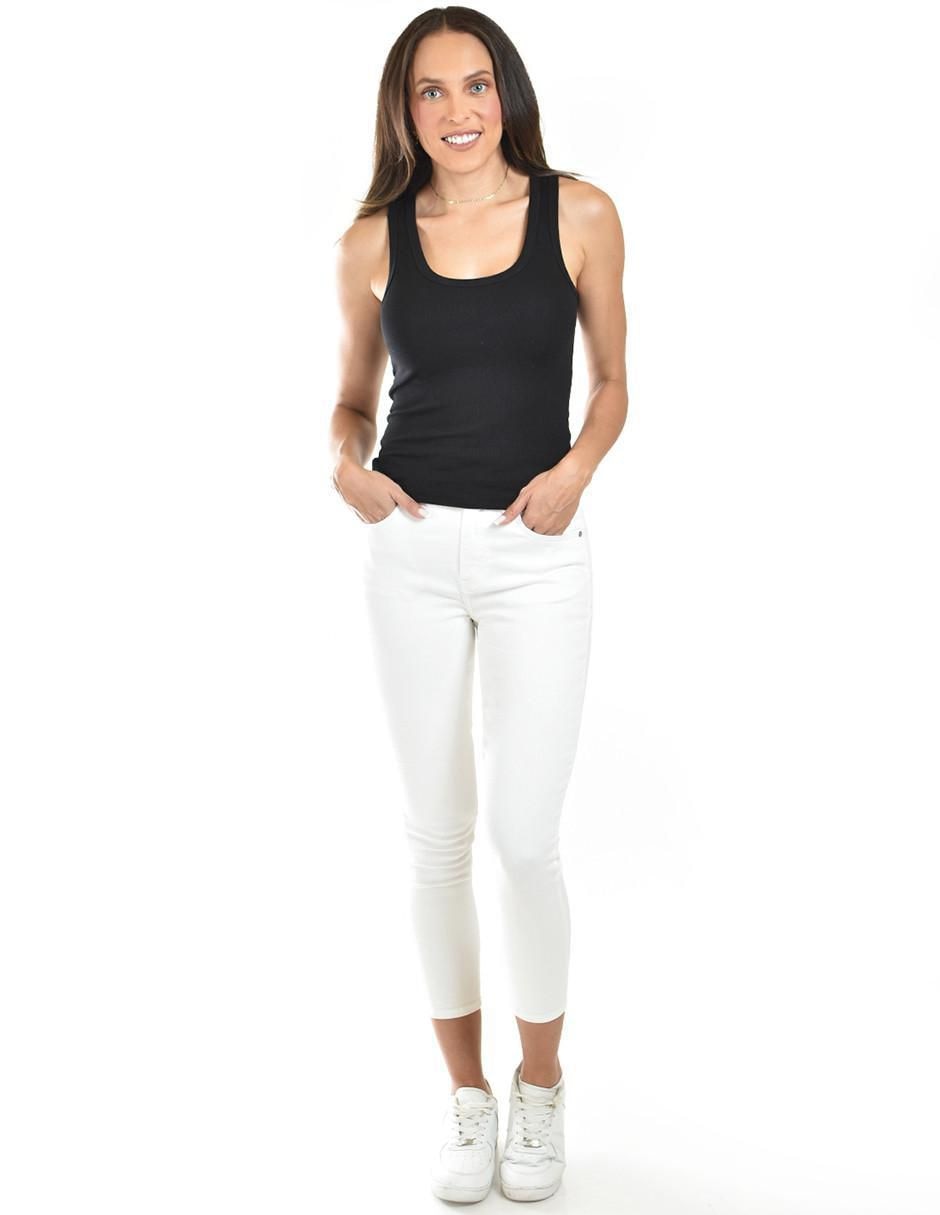 Top escote regular tirante ancho 4