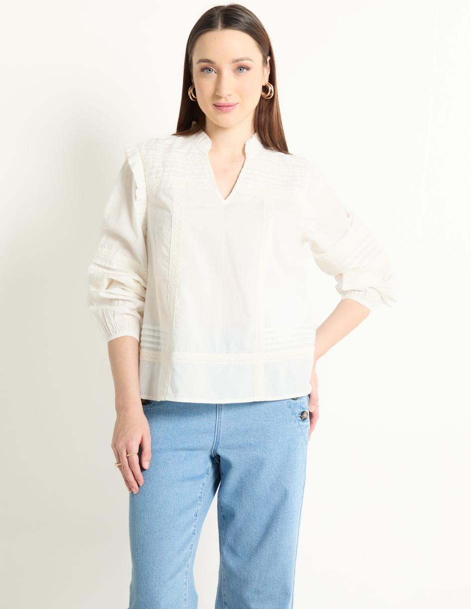 Blusa manga larga para mujer Blusa manga larga para mujer
