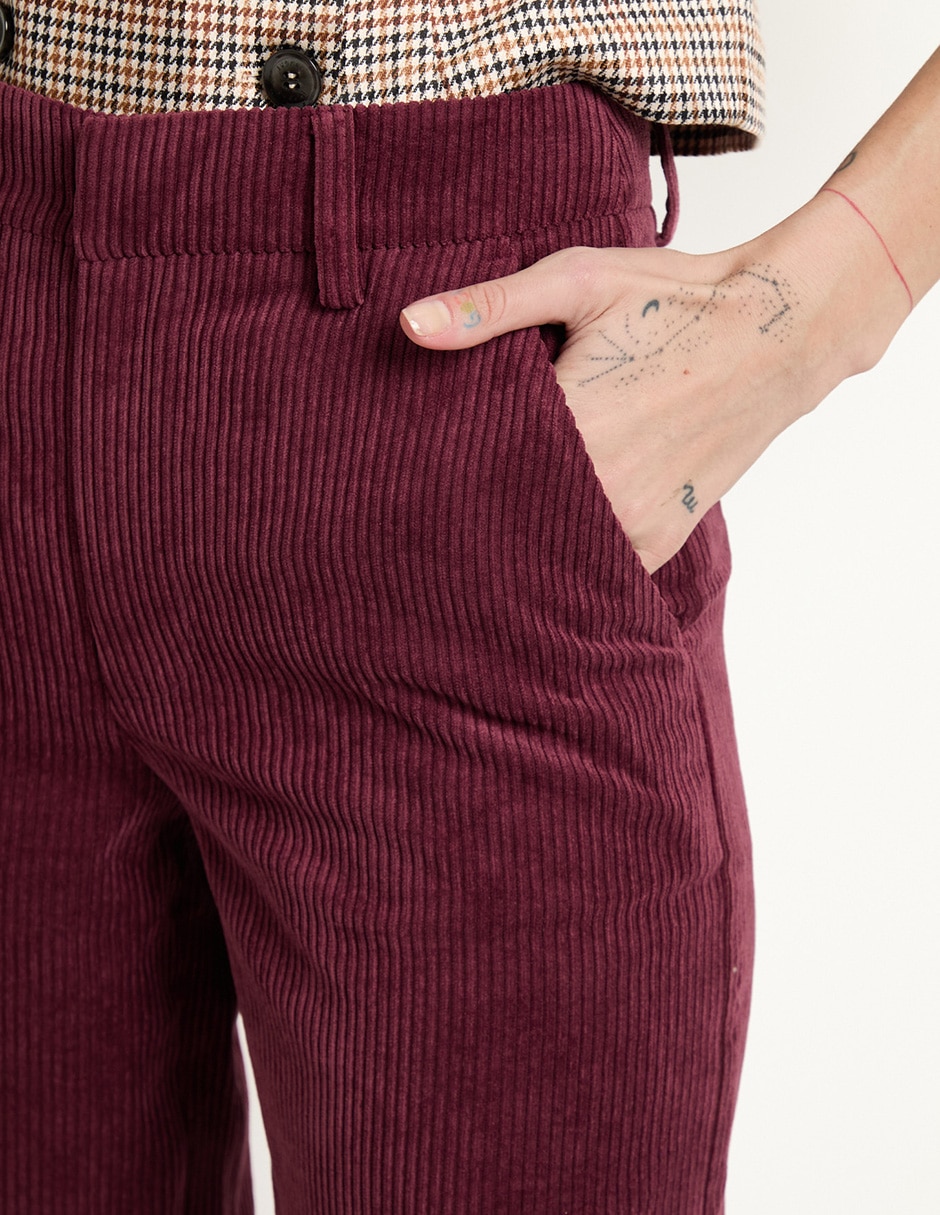 Pantalón relaxed straight para mujer 4
