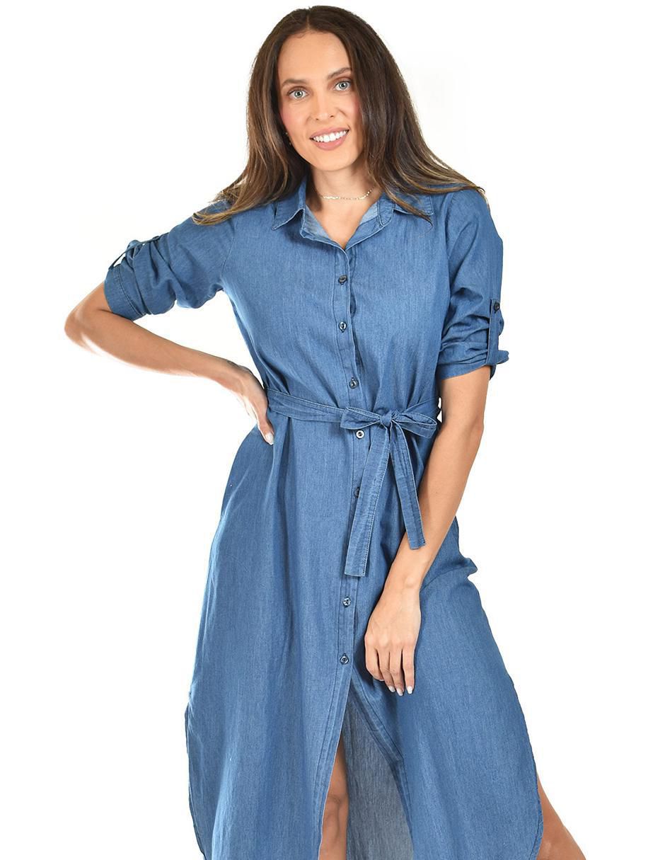 Vestido midi casual para mujer 4