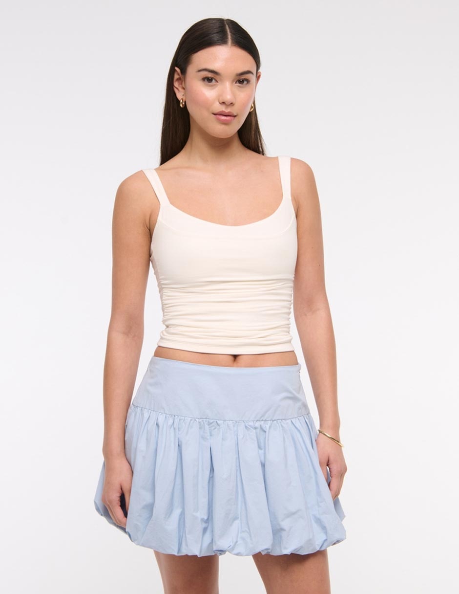 Falda mini cintura alta 1