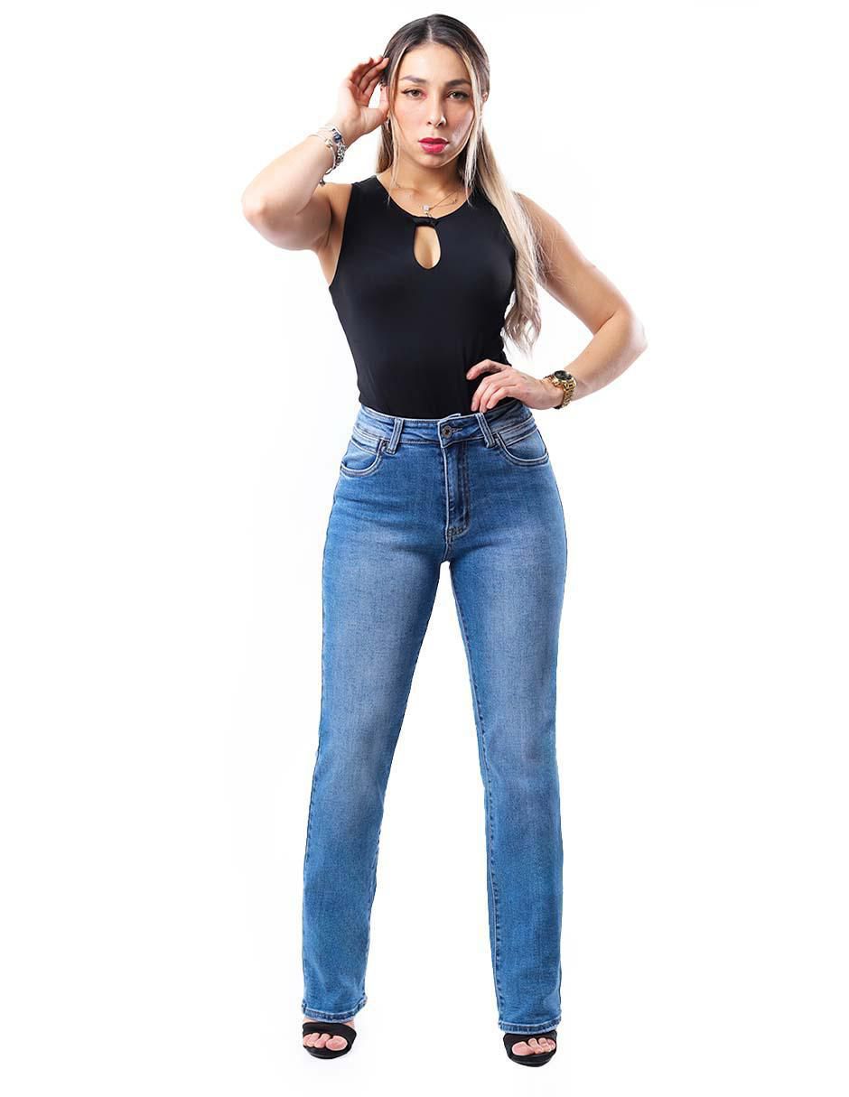 Jeans straight para mujer 3