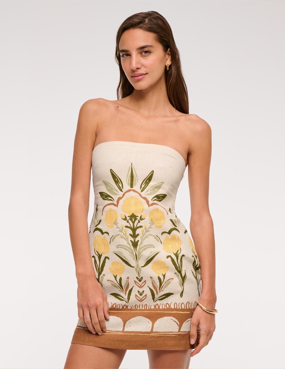 VESTIDO ABERCROMBIE &, XCH, MULTICOLOR