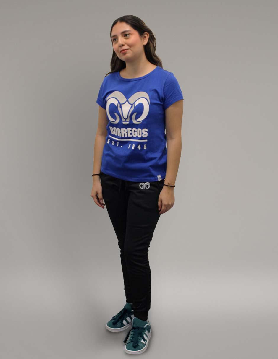 Playera manga corta cuello redondo para mujer 4