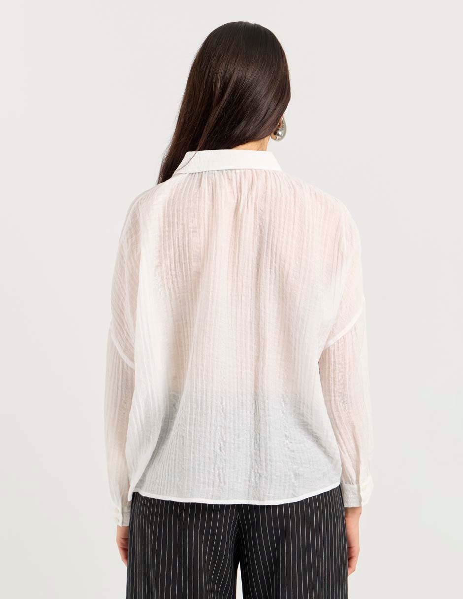 Camisa manga larga para mujer 2