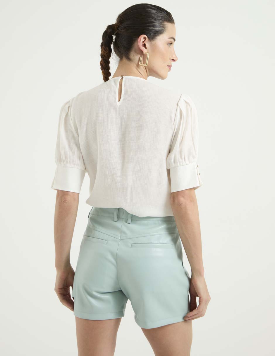 Blusa manga al codo para mujer 2