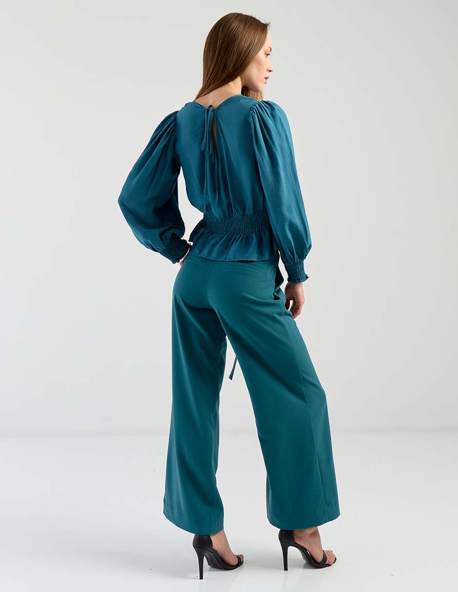 Pantalón coulotte regular para mujer 2