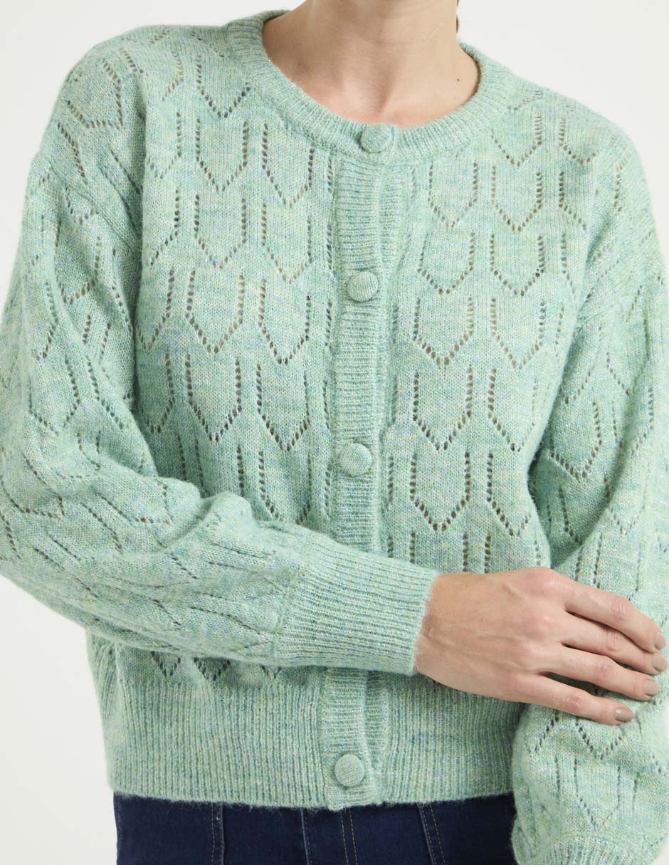 Suéter cuello redondo para mujer 4