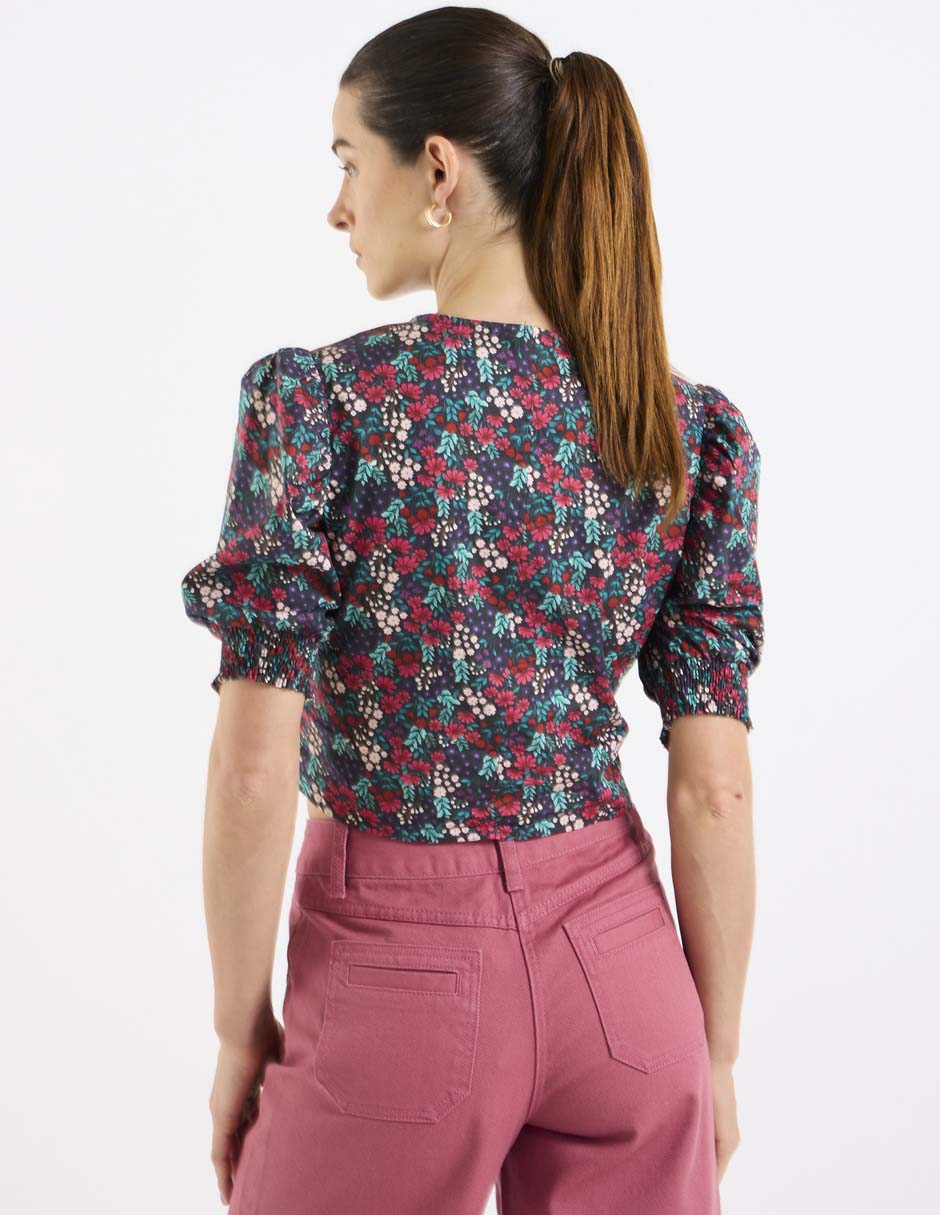 Blusa manga al codo para mujer 2