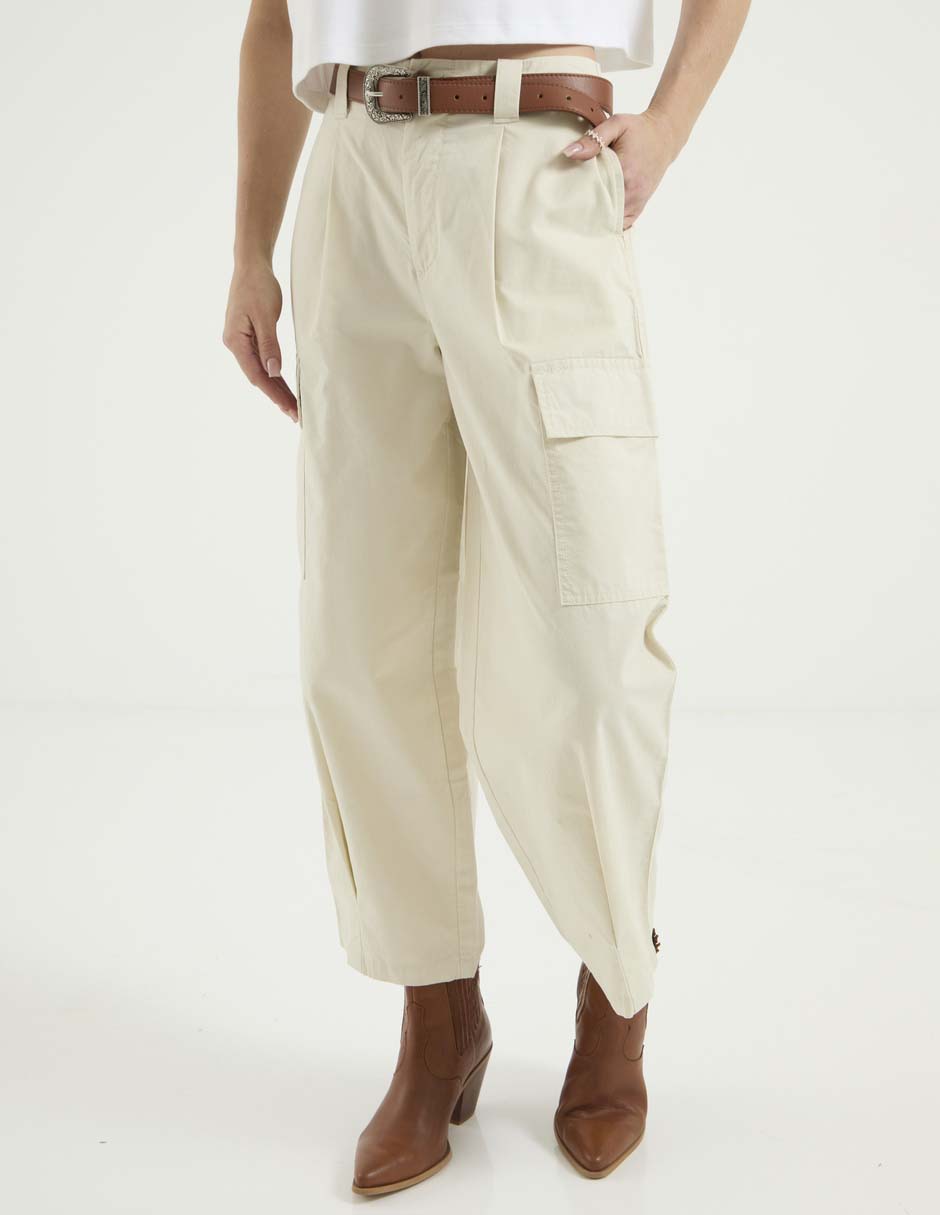Pantalón cargo relajado para mujer