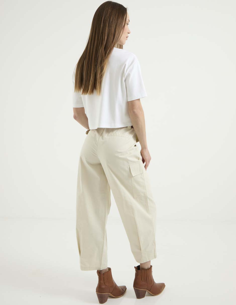 Pantalón cargo relajado para mujer 2