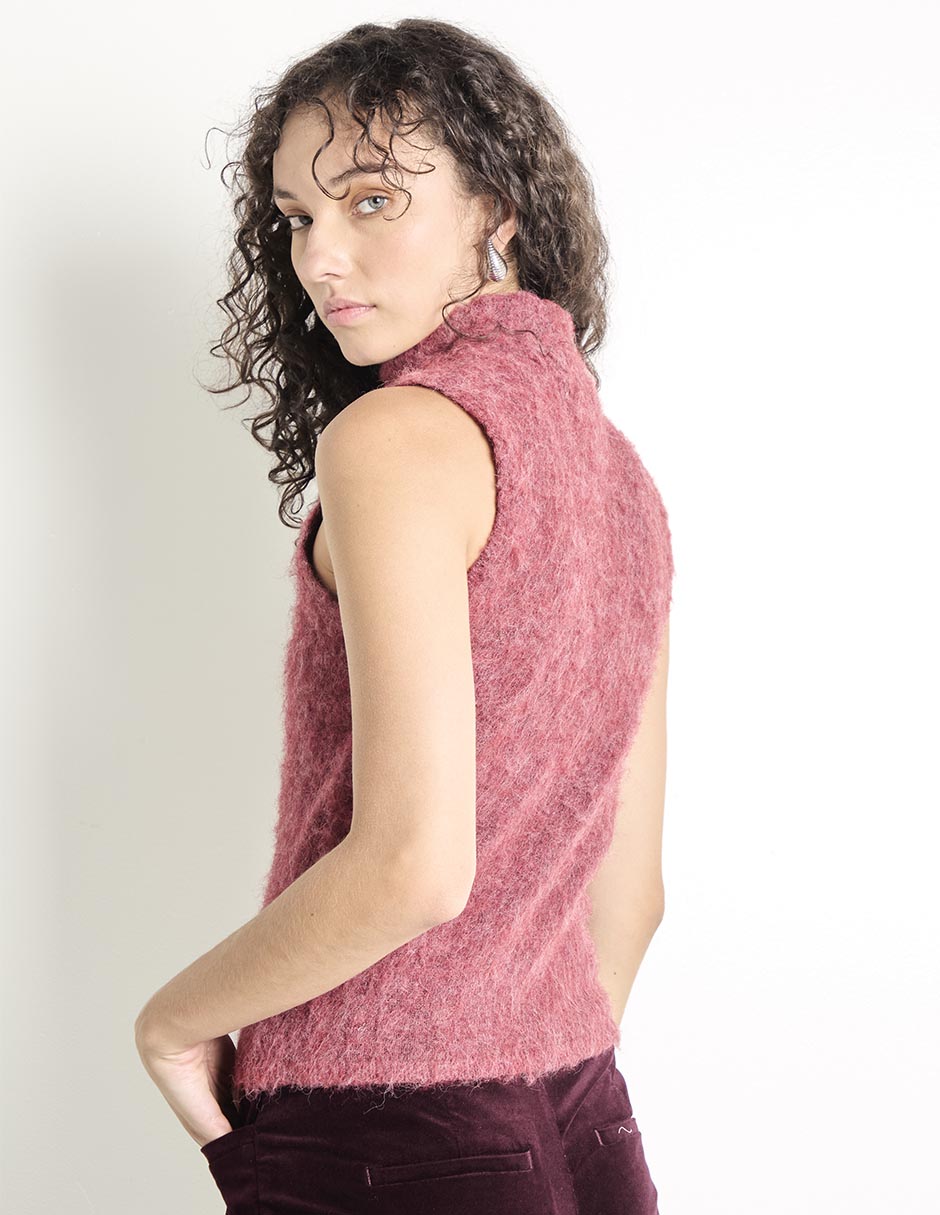Suéter cuello alto para mujer 2