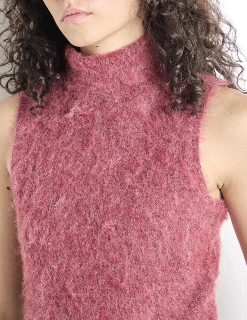 Suéter cuello alto para mujer 4