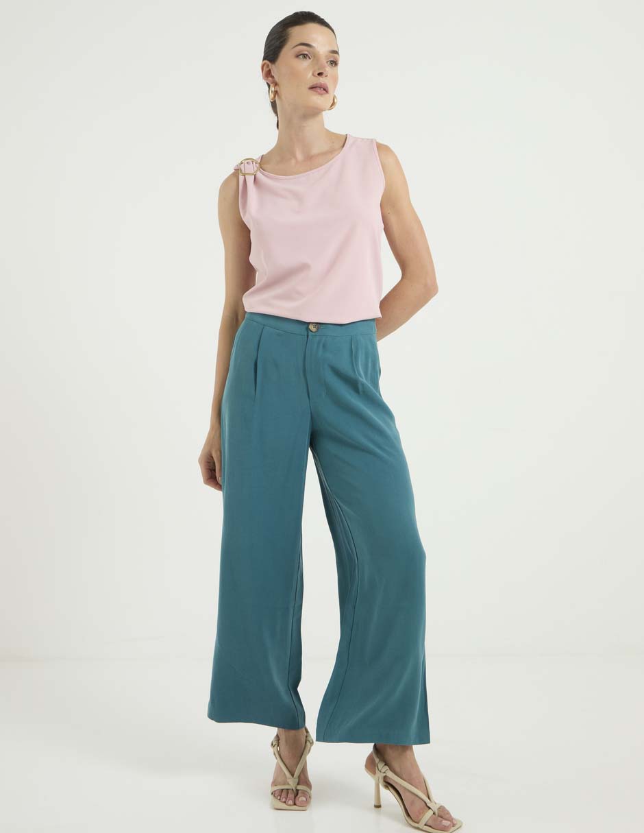 Pantalón relaxed amplio para mujer 3