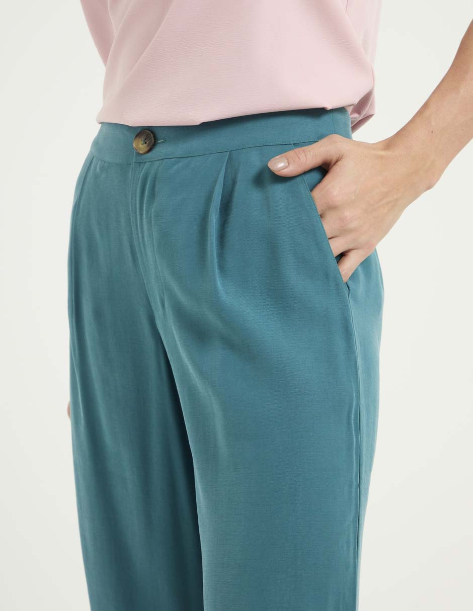 Pantalón relaxed amplio para mujer 4