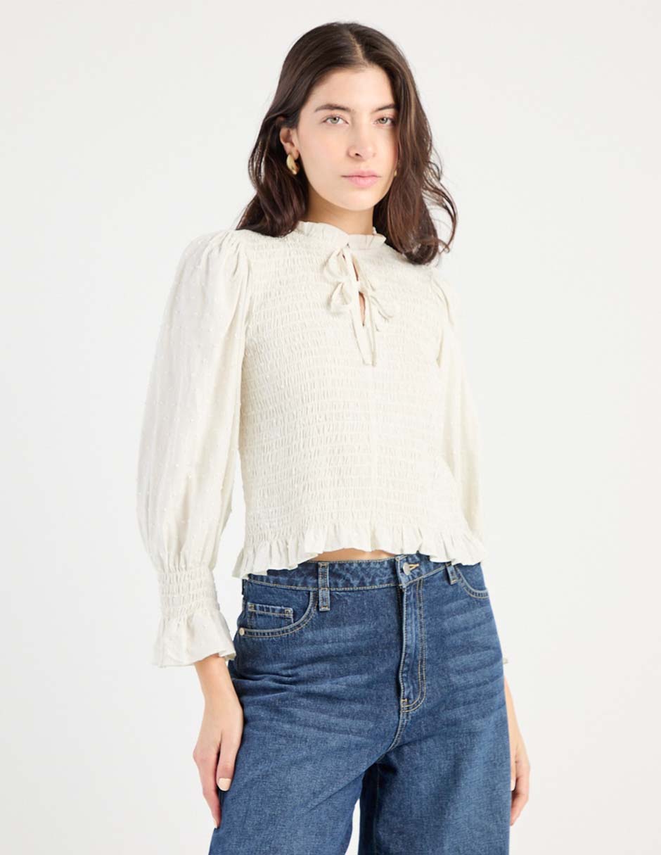 Bluss manga larga para mujer