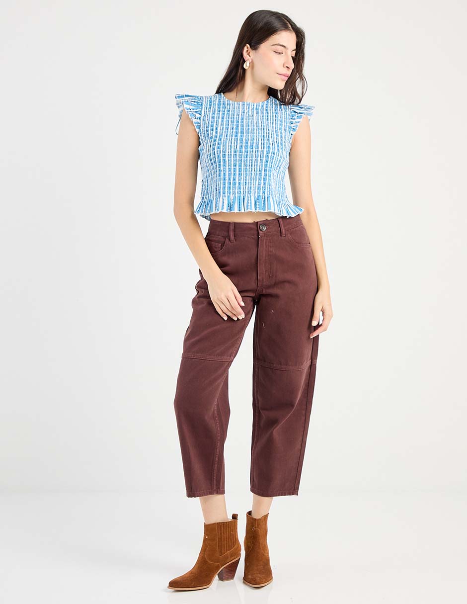 Jeans straight para mujer 3