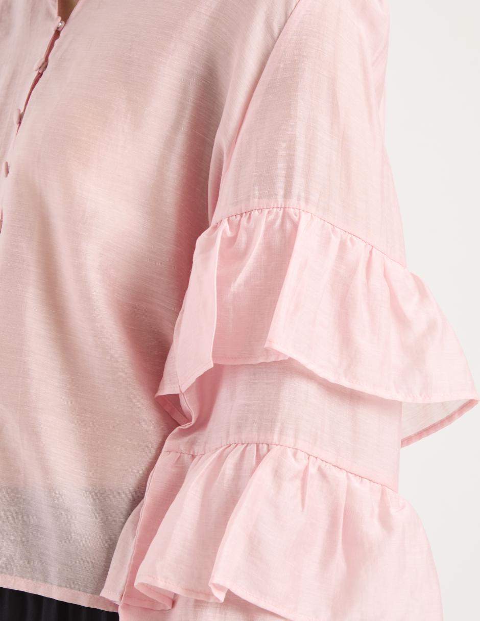 Blusa manga larga para mujer 5