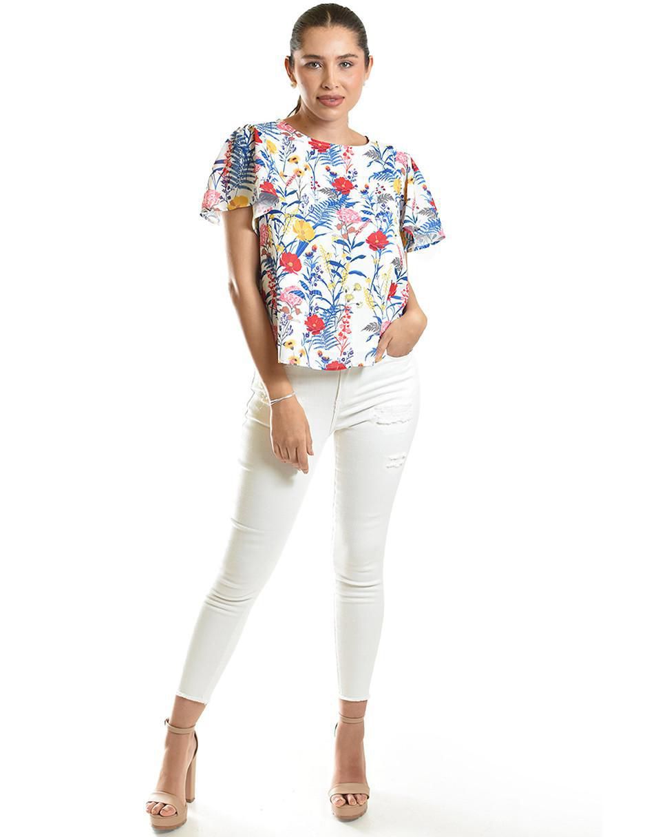 Blusa manga corta para mujer 5