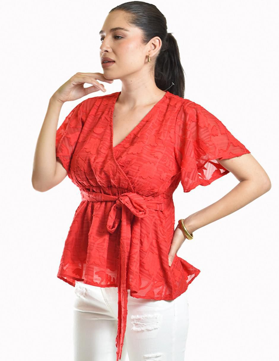 Blusa manga corta para mujer 2