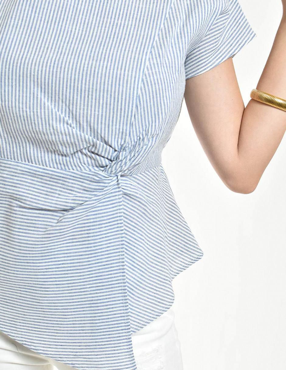 Blusa manga corta para mujer 4